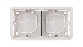 Mosaic Puszka Natynkowa Pojedyncza Pozioma /4-5Modułów/ Biała 080285