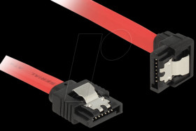 83979 SATA 6 Gb/s male&gt;male downw. ang. 50 cm red