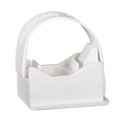 Spinka do kabli 20mm materiał: Poliamid Biały zacisk kablowy