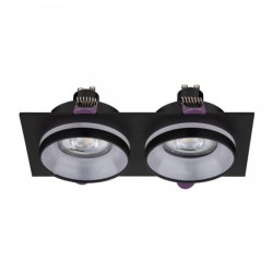 Lampa sufitowa czarna oczko wpuszczane JET BLACK EYE 2* GU 10 6925 TK Lighting