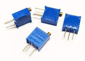 Potencjometr wieloobrotowy montażowy 100K, seria 3296Y