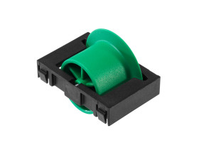 Rolka transportowa śr: 24mm dł: 33.3mm Stal powlekana cynkiem RS PRO