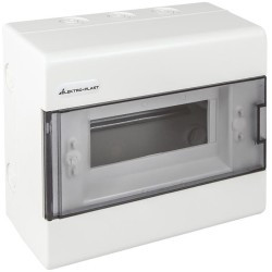Rozdzielnica modułowa 1x8 natynkowa (N+PE) IP40 SRn-8 ELEKTRO-PLAST OPATÓWEK