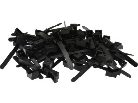 Uchwyt paskowy fi:35 UP-10-35 czarny UV /100szt./