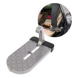 Stopień podest schodek na zamek do bagażnika dachowego uchwyt szary