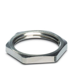 Nakrętka do dławnic kablowych gwint: PG7mm Mosiądz , kolor: srebrny Phoenix Contact