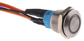 Nasadka przełącznika Chwilowy SPDT średnica wycięcia 19.2mm, montaż panelowy APEM