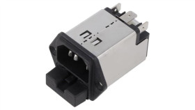 5220.0623.3Złącze Zasilające Ac Gniazdo Męskie 6A 250Vac Iec 60320 5220