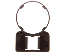 Tabliczka opisowa 45x30mm czarna prostokatna LPXAU100