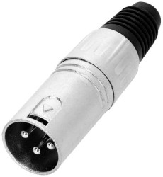 Złącze męskie XLR 4 STAR C XM3 - Adam Hall K4CXM3 1 szt.