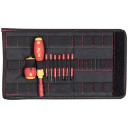 Wiha 41233 SoftFinish&#xAE; electric slimVario Screwdriver Set, 10 Piece