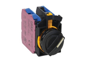 Przełącznik bistabilny, 3-pozycyjny, 10A, IP65, Ø 22mm, Idec IDEC CW