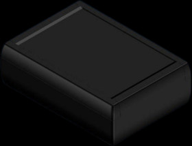 ABS enclosure, (L x W x H) 188.5 x 133.5 x 59 mm, black (RAL 9004), IP54, TK33.9