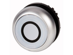 Napęd przycisku podświetlanego z samopowrotem płaski M22-DL-W-X0 216940 EATON