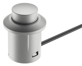 Przełącznik przyciskowy - włączanie i wyłączanie, szary, Häfele Lighting, 83389107