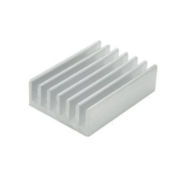 20x14x6mm Extruded Aluminum Heat Sink - Silver - Cooling Radiator