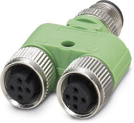 Phoenix Contact 1511789 Rozdzielacz i adapter czujnika/aktuatora M12 adapter, kształt Y Ilość pinów: 4 5 szt.