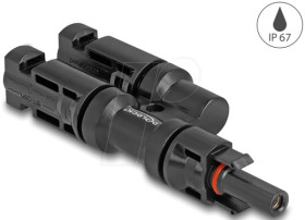 60023 DL4 Solar Connector 1 x Socket to 2 x Plug