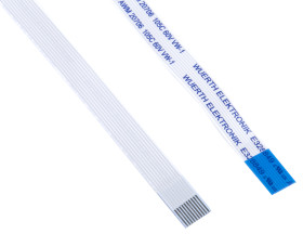 Kabel taśmowy 10-żyłowy raster 0.5mm FFC 1 Wurth Elektronik 5,5 mm -30 → +105 °C