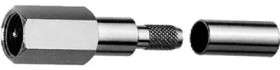 FME plug 50 Ω, RG-174/U, RG-188A/U, RG-316/U, crimp/crimp, straight, 100025646