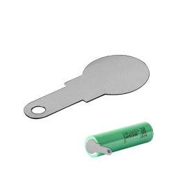 Blaszka do zgrzewania 1 ogniwa - kształt prosty - do lutowania i zgrzewania ogniw 18650