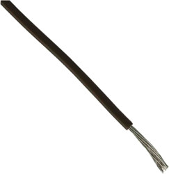 Przewód montażowy 0,81mm² Czarny RS PRO MPPE 18 AWG 600 V dł. 30.5m 16/0.25 mm