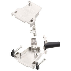 Encitech 7960-5206-12 D-Sub Housing 15 Pins Diecast zinc 45&#xB0; angle