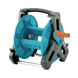 GARDENA 08007-20 Classic Hose Reel Black/Turquoise/Orange Compact Durable