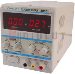 Zasilacz laboratoryjny pojedynczy PowerLab 305D 30V/5A