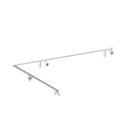 Listwa sufitowa 90 2x200cm MONO CORNER VIII 2x200 WHITE/GOLD 7697 Nowodvorski Lighting