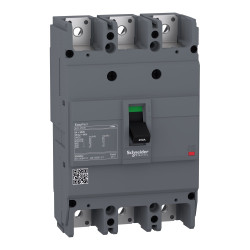 Wyłącznik kompaktowy MCCB, 3-biegunowy, 200A, 550V, 250V, Stałe, Schneider Electric, EZC