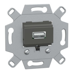 Gniazdo USB USB A Montaż wpuszczany Żeński 2.0 ,1-portowe