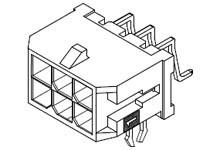 Wtyk PCB 24-pinowe raster: 3.0mm 2-rzędowe Molex Montaż powierzchniowy 8.5A 600.0 V.