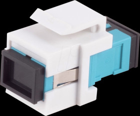 BS08-10212 Keystone module, SC simplex, OM3, aqua