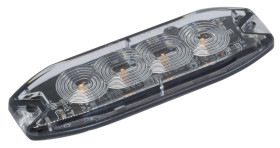 Sygnalizator 10 → 30V Migające Przezroczysty Montaż śrubowy LED