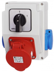 Rozdzielnica stacjonarna L-0-P 16A/5P 2x230V RSJLP165-2