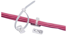 Podstawa opaski kablowej Panduit Cable Tie Mount MBMS-S10-CY, 127 mm (max), 1 szt.