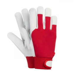 Rękawice Robocze Skórzane zapinane na Rzep rozmiar 9 - L