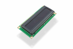 LCD display 16x2 red/black