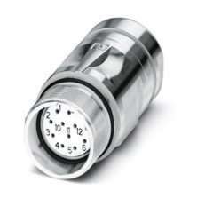 Złącze wielostykowe przemysłowe 12-pinowe M23 Montaż na kablu Gniazdo Phoenix Contact