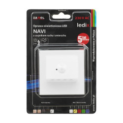 Oprawa schodowa LED Navi pt 230V AC regulowany czujnik BIA biała neutralna LED11122657