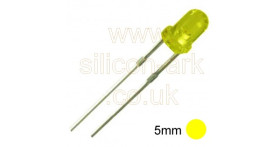 LED - 5MM yellow round (HLMP-4719) - Avago
