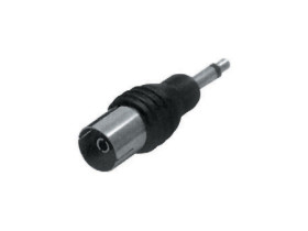 Redukcja wtyk jack 3,5mm mono - gniazdo antenowe