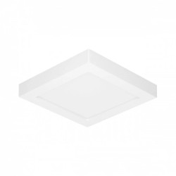 LETI LED 24W, oprawa downlight, natynkowa, kwadratowa, 1900lm, 3000K, biała, wbudowany zasilacz LED,AD-OD-6075WLX3