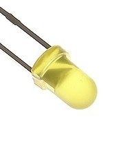 Dioda LED 3mm żółta dyfuzyjna