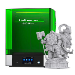 UniFormation GK3 ULTRA 16k SLA Resin Printer with HUGE 13.5" screen an
