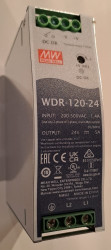 WDR-120-24 Zasilacz na szynę DIN 120W 24V 5A