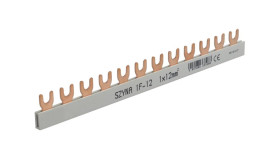 Szyna Łączeniowa Wideł. 1-Faz. 12Mm2 12Modułów