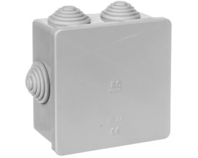 Puszka natynkowa z pokrywą i śrubami seria 400 IP44 80x80x40 EC400C3