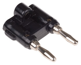 Adapter z wtykiem bananowym Męski typ Wtyk bananowy Czarny 15A Mueller Electric